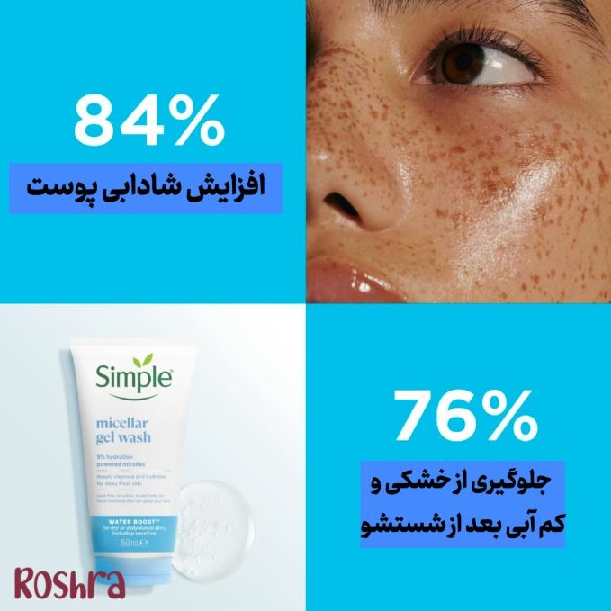 ژل شستشو صورت میسلار سیمپل image
